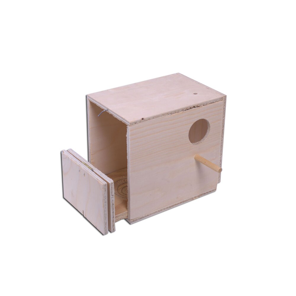 Wooden nest box for english budgies – SisalFIbre